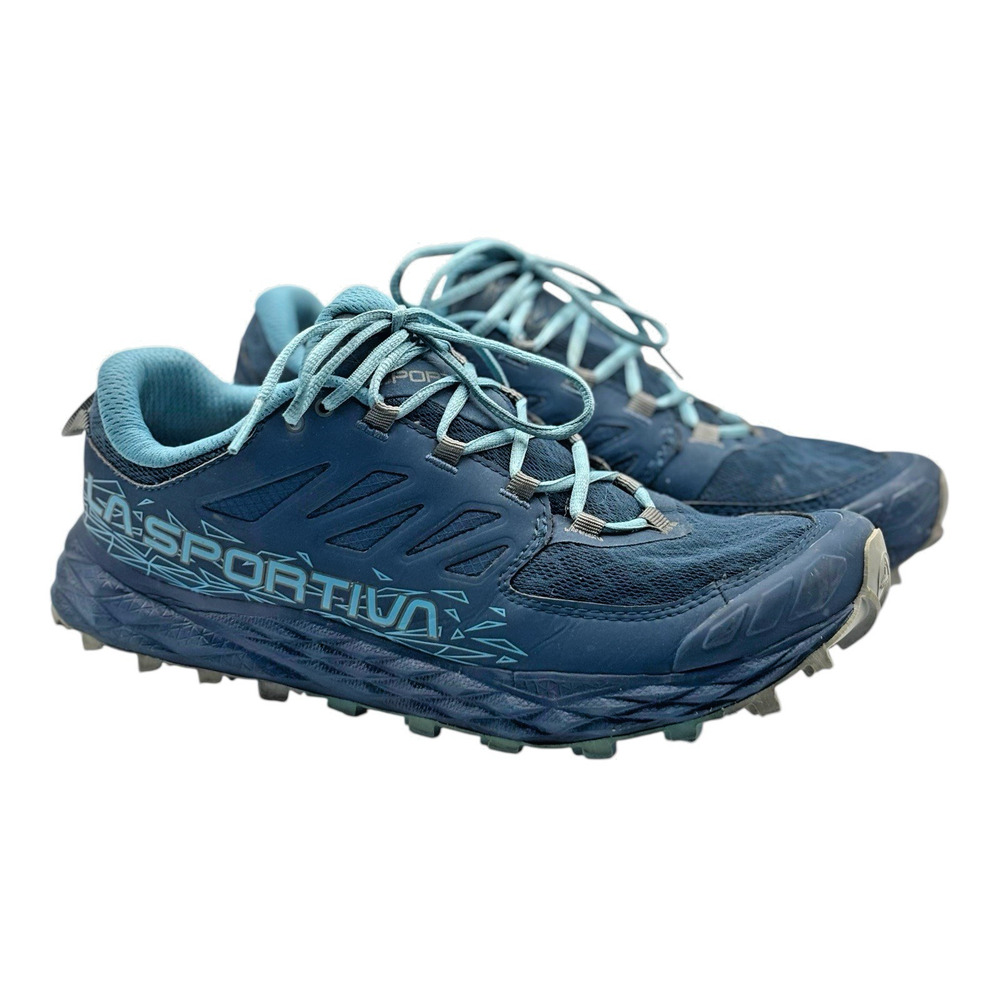 La Sportiva Womens 9 Trail Running Shoes Blue Sneakers Style 2055-C Lycan II